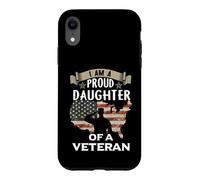 Carcasa para iPhone XR Proud Daughter Veteran Noting Scares Patriotic Veterans Day