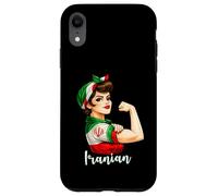 Carcasa para iPhone XR Proud Strong Iranian Girl Woman Girlfriend Iran Flag