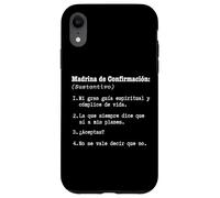 Carcasa para iPhone XR Prpuesta Quieres Ser Mi Madrina de Confirmación Definición