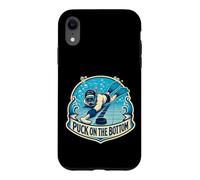 Carcasa para iPhone XR Puck ON The Bottom Hockey Subacuático Piscina Equipo