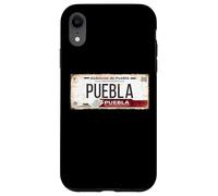 Carcasa para iPhone XR Puebla Mexico License Plate Mexican Travel Vacation Beach