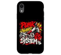 Carcasa para iPhone XR Punk contra el Sistema - Protesta rebelde Punk Rock