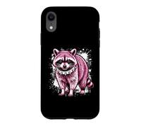 Carcasa para iPhone XR Punk Rock Mapache Anarquista Procyon Lotor Entusiasta