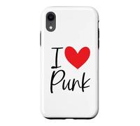Carcasa para iPhone XR Punk Rock Me Encanta Punk Punker Rocker Años 80 90 Plaid Street Oi