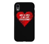 Carcasa para iPhone XR ¿Qué es el Dolor si no ama perseverante pérdida Cita Wanda Meme