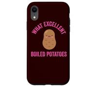 Carcasa para iPhone XR Qué excelente Libro de Literatura de Patatas hervidas Kawaii