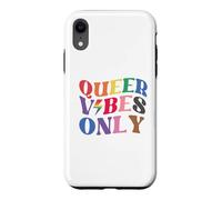 Carcasa para iPhone XR Queer Vibes Only Gay Pride Month LGBTQ Rainbow Pride Lesbian