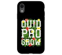 Carcasa para iPhone XR Quid Pro Grow Gardener - Flores de jardín con Texto Floral