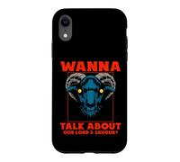 Carcasa para iPhone XR ¿Quieres Hablar de Nuestro Señor? Satanic Goat Baphomet