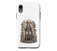 Carcasa para iPhone XR Ra Sun God Falcon Guardian Antiguo Egipcio Mítico Arte