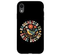 Carcasa para iPhone XR Radicalizado por Basic Decency Retro Bird Peace Women