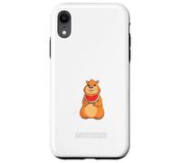 Carcasa para iPhone XR Radicalmente sin Molestar Capibara Divertido Caos Meme Lover