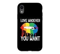 Carcasa para iPhone XR Rainbow Love Lips Adulto Orgullo Fiesta Lesbianas Queer CSD LGBT
