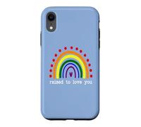Carcasa para iPhone XR Raised to Love You 2 Moms Love My Two Mommies Pride Mom LGBT