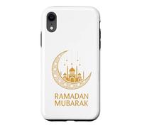 Carcasa para iPhone XR Ramadán Mubarak Feliz Ayuno Luna Creciente Islámico Musulmán