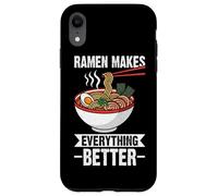 Carcasa para iPhone XR Ramen Hace Que Todo Sea Mejor Ramen Bowl Foodie japonés