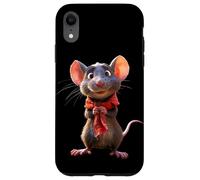 Carcasa para iPhone XR Rata Ratón Simpático Roedores Ratón Enano Ratas Pequeñas