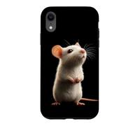 Carcasa para iPhone XR Rata Ratón Simpático Roedores Ratón Enano Ratas Pequeñas