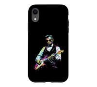 Carcasa para iPhone XR Rave President Abe Lincoln Tocando Guitarra gráfica EDM Art