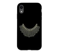 Carcasa para iPhone XR RBG Ruth Bader Ginsburg Dissent Collar patrón