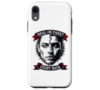 Carcasa para iPhone XR Real or Fake Truth Seeker Graphic tee Pregunta Realidad