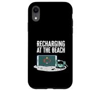 Carcasa para iPhone XR Recharging At The Beach Low Battery Crab Phone
