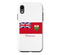 Carcasa para iPhone XR Recuerdo de la Bandera de Ontario Canadá