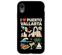 Carcasa para iPhone XR Recuerdo de Viaje I Love Puerto Vallarta México