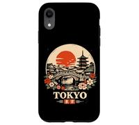 Carcasa para iPhone XR Recuerdo de Viaje japonés Retro de la Pagoda de Tokio Japón