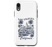 Carcasa para iPhone XR Recuerdo de Viaje Minimalista del Horizonte de California de Los Ángeles