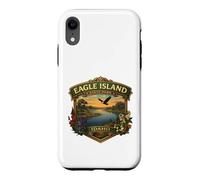 Carcasa para iPhone XR Recuerdo gráfico de Eagle Island State Park Idaho