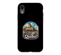 Carcasa para iPhone XR Recuerdo Retro de Quebec de Canadá/Quebec
