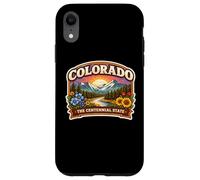 Carcasa para iPhone XR Recuerdos para visitantes de Recuerdo del Centenario del Estado de Colorado