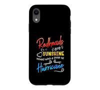 Carcasa para iPhone XR Redheads Are Sunshine Mixed with A Little Hurricane - Funny