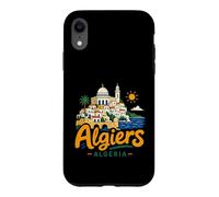 Carcasa para iPhone XR Regalo de Recuerdo de Viaje de Argel Argelia Dibujado a Mano
