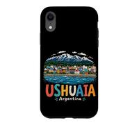 Carcasa para iPhone XR Regalo de Recuerdo de Viaje Dibujado a Mano de Ushuaia Argentina