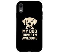 Carcasa para iPhone XR Regalo Divertido para un Amante de Las Mascotas con la Frase «Mi Perro Piensa Que Soy yo»