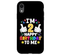Carcasa para iPhone XR Regalos de cumpleaños con Texto en inglés I'm 2 Year Old Gifts Happy Birthday To Me