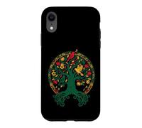 Carcasa para iPhone XR Reggae Tree Life Rasta Roots Singing Birds Music