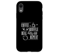Carcasa para iPhone XR Repetir la Oferta de café barajar Cartas Divertidas distribuidores de Casino