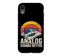 Carcasa para iPhone XR Reproductor de Discos de Vinilo analógico Suena Mejor