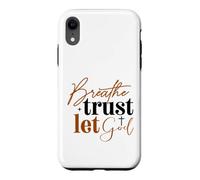 Carcasa para iPhone XR Respira Confianza Deja Que Dios Fe Cristiana