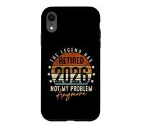 Carcasa para iPhone XR Retired 2026 Not My Problem Anymore Retirement Gifts for Men