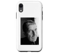 Carcasa para iPhone XR Retrato de Leonard Cohen Hallelujah Songwriter por AJ Barratt