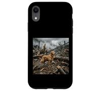 Carcasa para iPhone XR Retriever Desastre Ruinas Buscar Rescate Escena