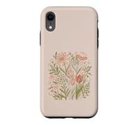 Carcasa para iPhone XR Retro Animal Print Wildflower Flowers Boho Floral Aesthetic