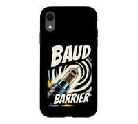 Carcasa para iPhone XR Retro Computer Baud Barrier Vintage Dial Up Modem Graphic
