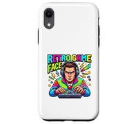 Carcasa para iPhone XR Retro Gamer Focus Pixel Art Estilo Arcade