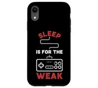 Carcasa para iPhone XR Retro Gaming - Sleep is For The Weak Gamepad para Gamer Funny