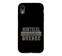 Carcasa para iPhone XR Retro Montreal Quebec Canadá